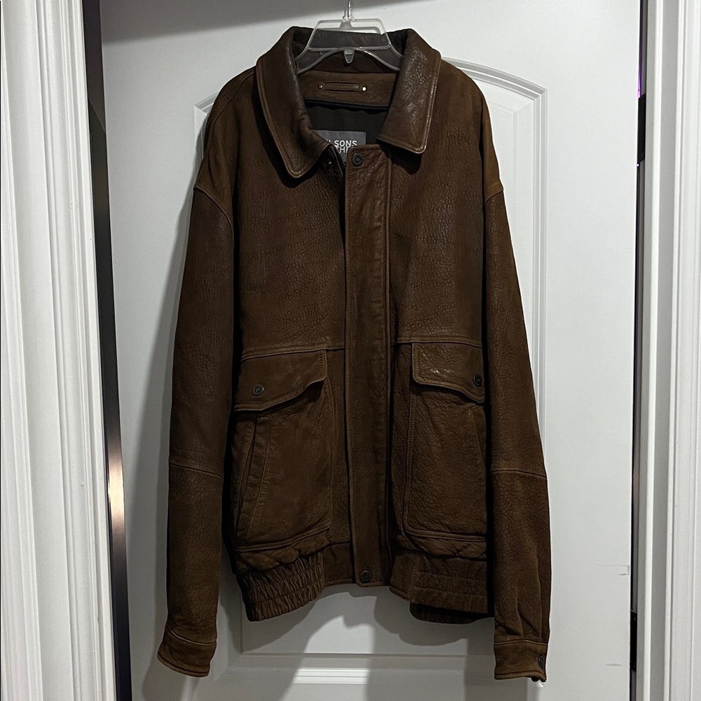 Vintage Wilsons Leather Brown Leather XXL Jacket